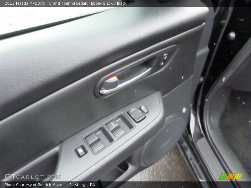 Ebony Black / Black 2013 Mazda MAZDA6 i Grand Touring Sedan