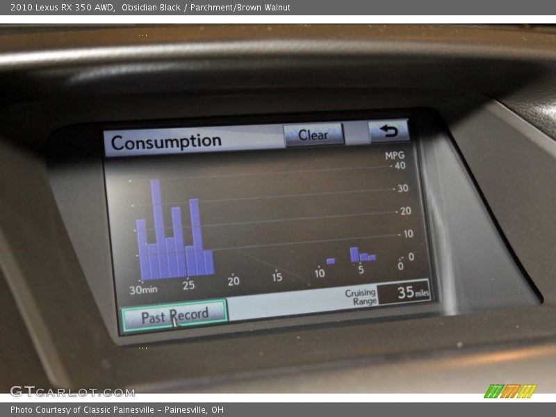 Obsidian Black / Parchment/Brown Walnut 2010 Lexus RX 350 AWD