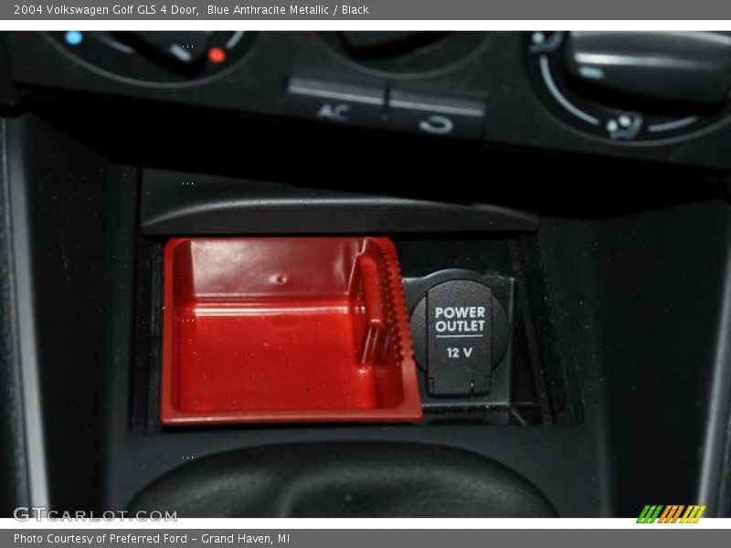 Blue Anthracite Metallic / Black 2004 Volkswagen Golf GLS 4 Door
