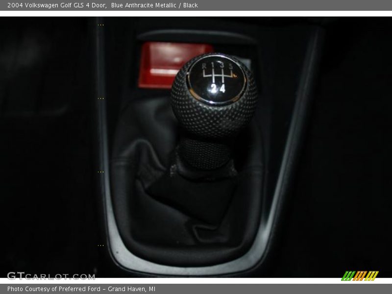 Blue Anthracite Metallic / Black 2004 Volkswagen Golf GLS 4 Door