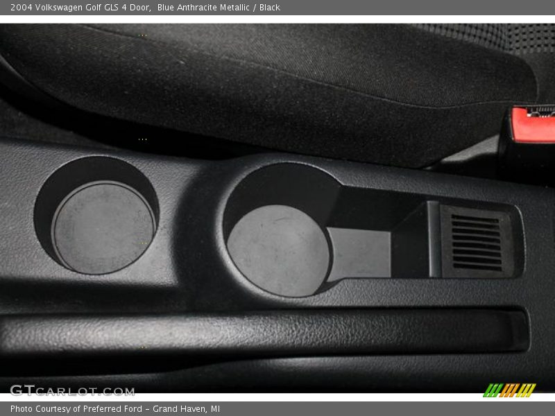 Blue Anthracite Metallic / Black 2004 Volkswagen Golf GLS 4 Door