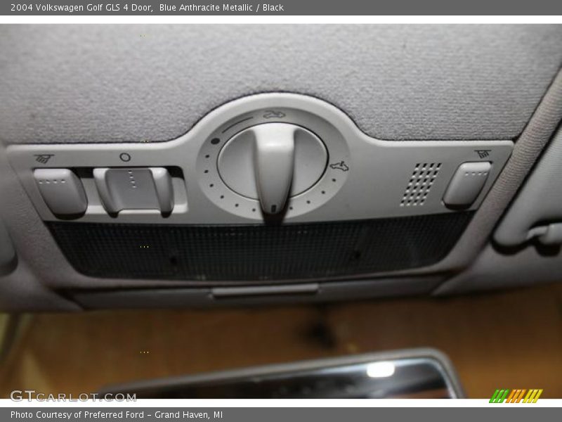 Blue Anthracite Metallic / Black 2004 Volkswagen Golf GLS 4 Door