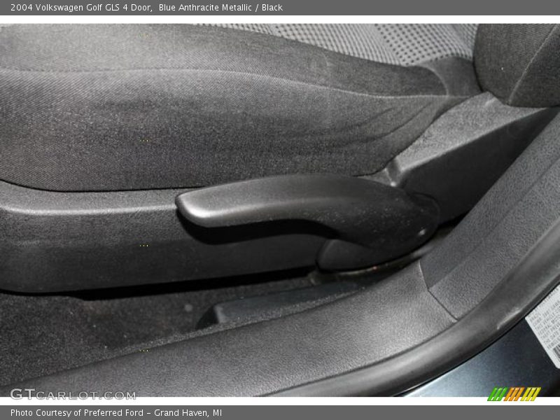 Blue Anthracite Metallic / Black 2004 Volkswagen Golf GLS 4 Door