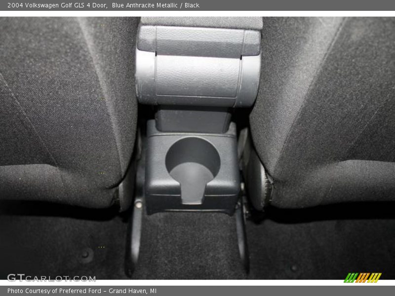 Blue Anthracite Metallic / Black 2004 Volkswagen Golf GLS 4 Door