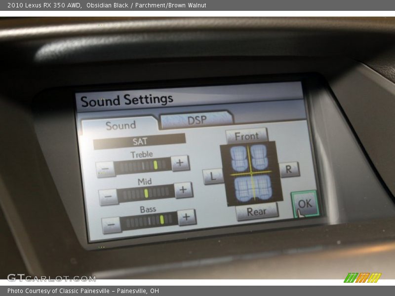 Obsidian Black / Parchment/Brown Walnut 2010 Lexus RX 350 AWD