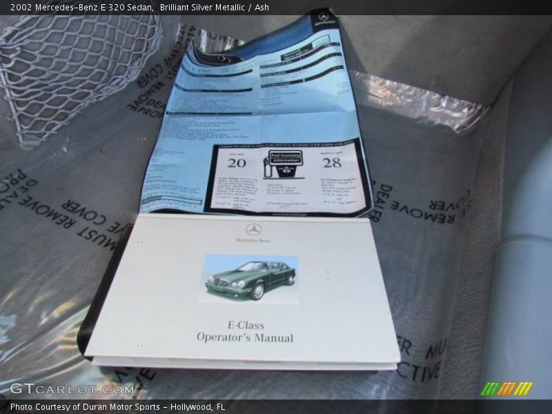 Brilliant Silver Metallic / Ash 2002 Mercedes-Benz E 320 Sedan