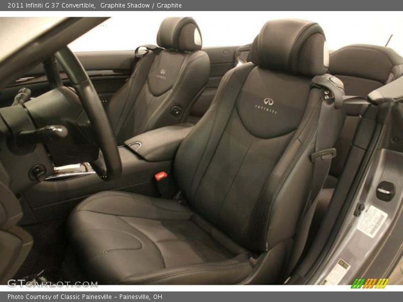 Graphite Shadow / Graphite 2011 Infiniti G 37 Convertible
