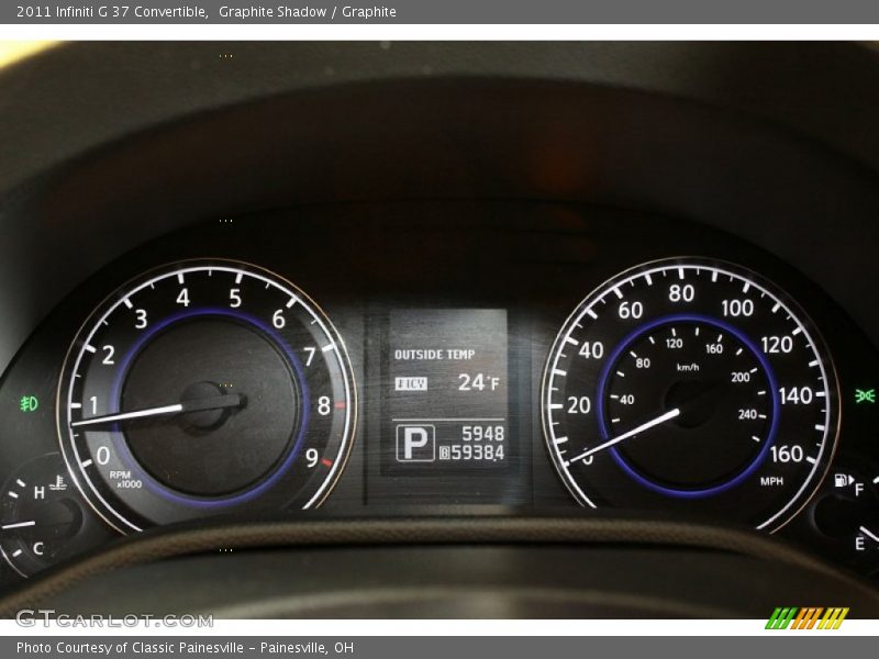 Graphite Shadow / Graphite 2011 Infiniti G 37 Convertible