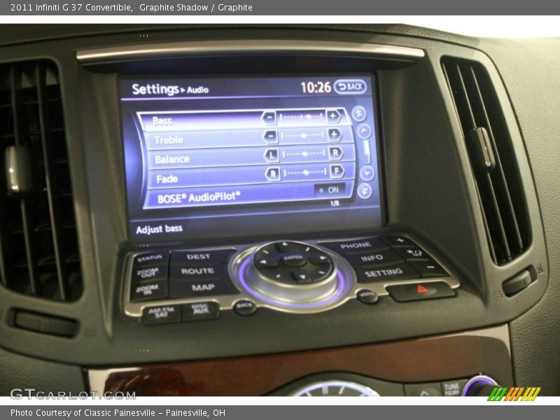 Graphite Shadow / Graphite 2011 Infiniti G 37 Convertible