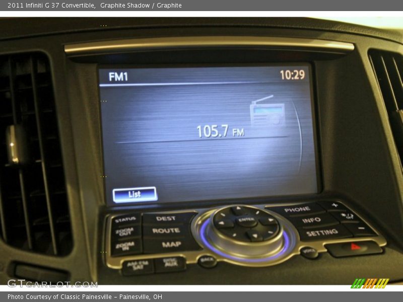 Graphite Shadow / Graphite 2011 Infiniti G 37 Convertible