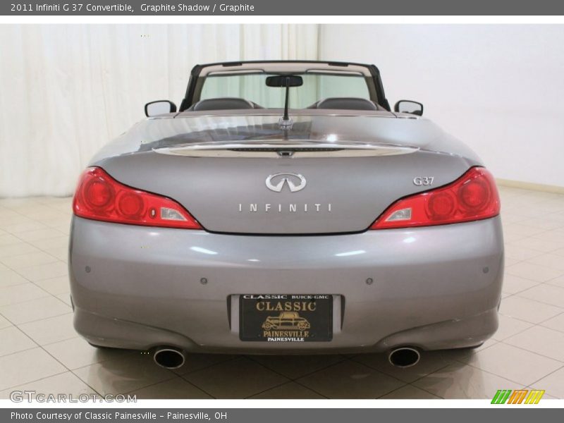 Graphite Shadow / Graphite 2011 Infiniti G 37 Convertible