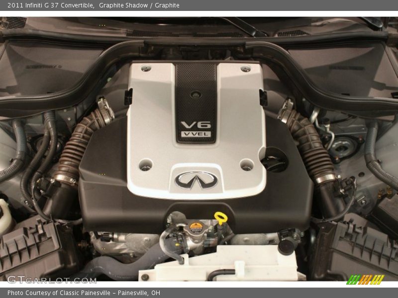 Graphite Shadow / Graphite 2011 Infiniti G 37 Convertible