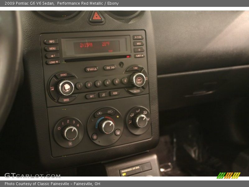 Controls of 2009 G6 V6 Sedan