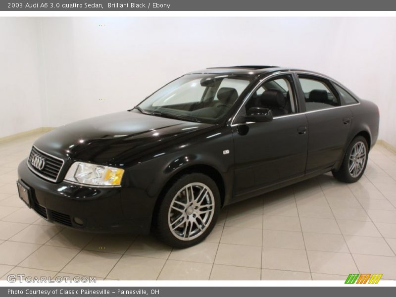 Brilliant Black / Ebony 2003 Audi A6 3.0 quattro Sedan