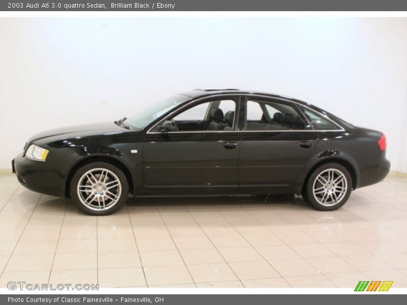 Brilliant Black / Ebony 2003 Audi A6 3.0 quattro Sedan