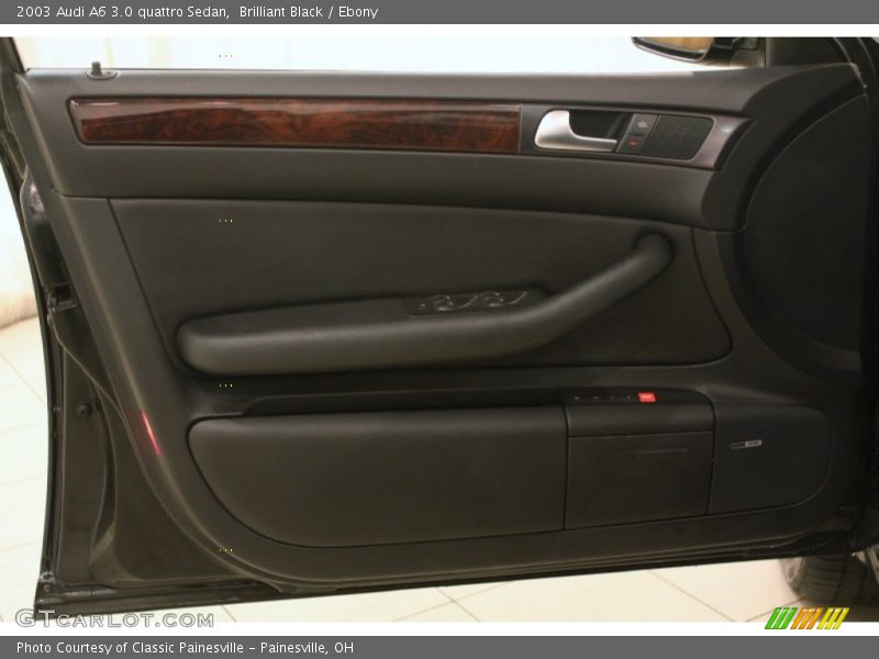 Brilliant Black / Ebony 2003 Audi A6 3.0 quattro Sedan