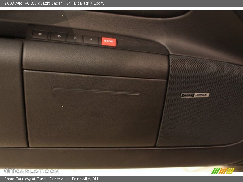 Brilliant Black / Ebony 2003 Audi A6 3.0 quattro Sedan