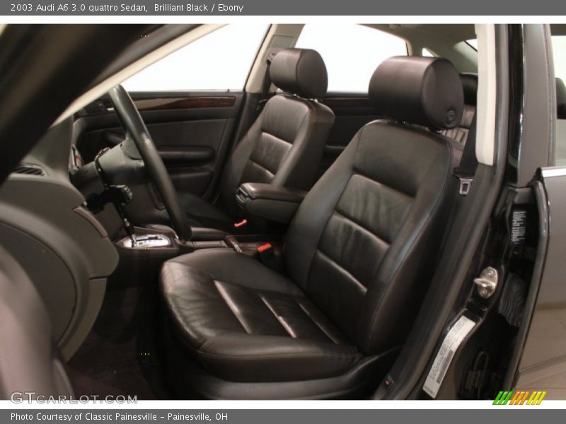 Front Seat of 2003 A6 3.0 quattro Sedan