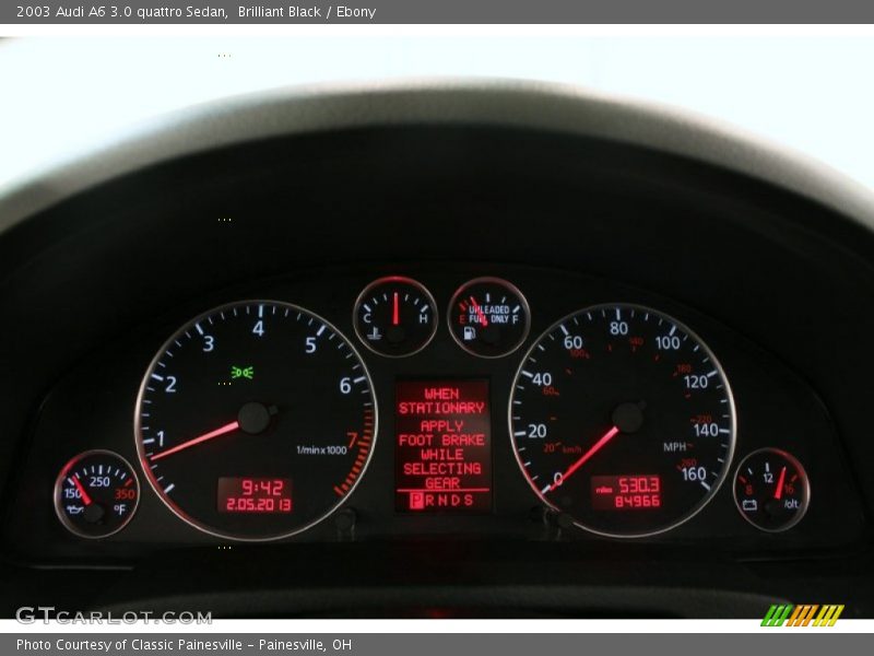  2003 A6 3.0 quattro Sedan 3.0 quattro Sedan Gauges