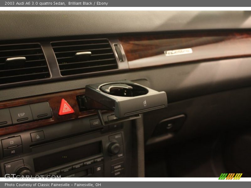 Brilliant Black / Ebony 2003 Audi A6 3.0 quattro Sedan