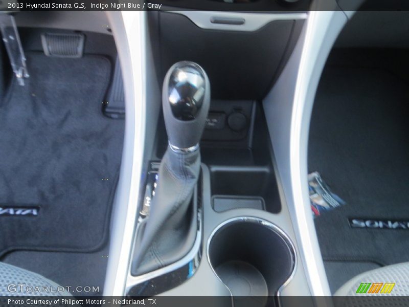 Indigo Night Blue / Gray 2013 Hyundai Sonata GLS