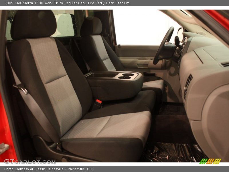 Fire Red / Dark Titanium 2009 GMC Sierra 1500 Work Truck Regular Cab