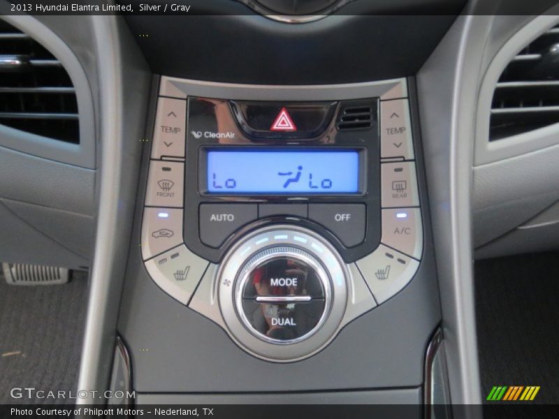 Silver / Gray 2013 Hyundai Elantra Limited