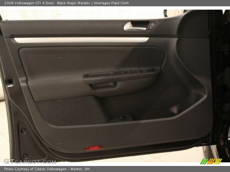 Black Magic Metallic / Interlagos Plaid Cloth 2008 Volkswagen GTI 4 Door