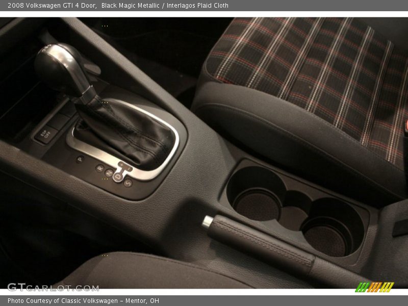 Black Magic Metallic / Interlagos Plaid Cloth 2008 Volkswagen GTI 4 Door