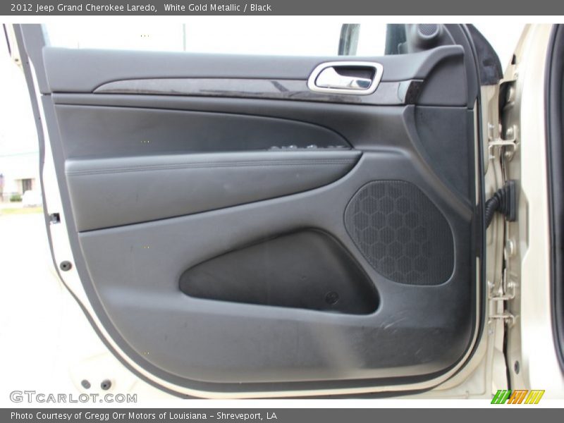 White Gold Metallic / Black 2012 Jeep Grand Cherokee Laredo