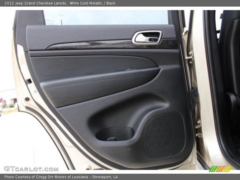 White Gold Metallic / Black 2012 Jeep Grand Cherokee Laredo