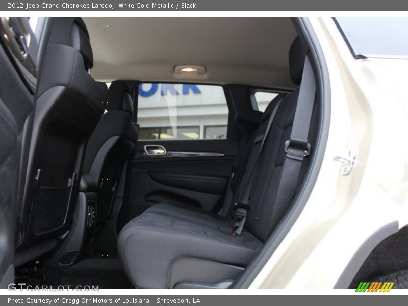 White Gold Metallic / Black 2012 Jeep Grand Cherokee Laredo