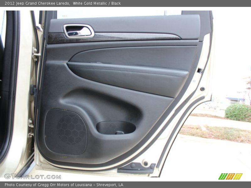 White Gold Metallic / Black 2012 Jeep Grand Cherokee Laredo