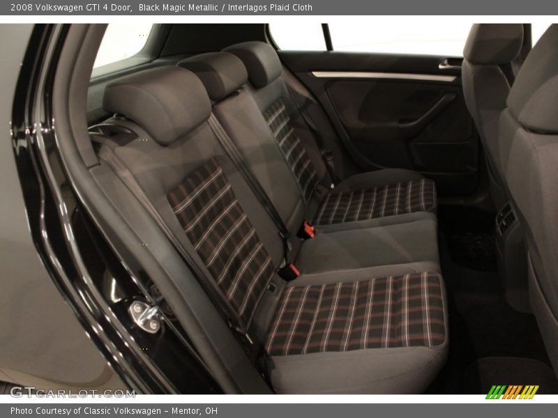 Rear Seat of 2008 GTI 4 Door