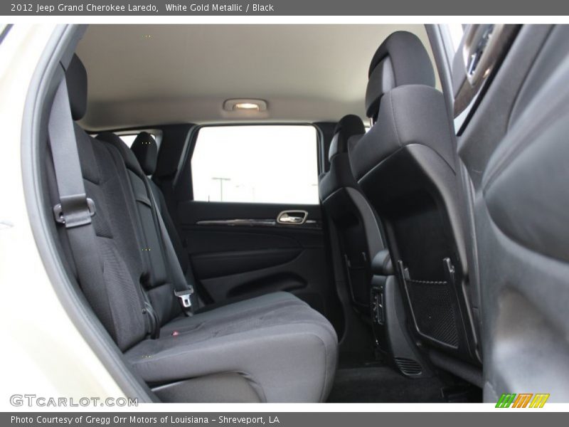 White Gold Metallic / Black 2012 Jeep Grand Cherokee Laredo