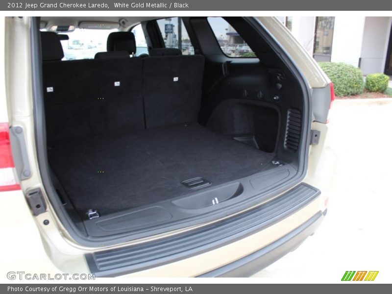White Gold Metallic / Black 2012 Jeep Grand Cherokee Laredo