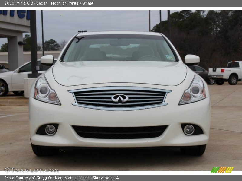 Moonlight White / Wheat 2010 Infiniti G 37 Sedan