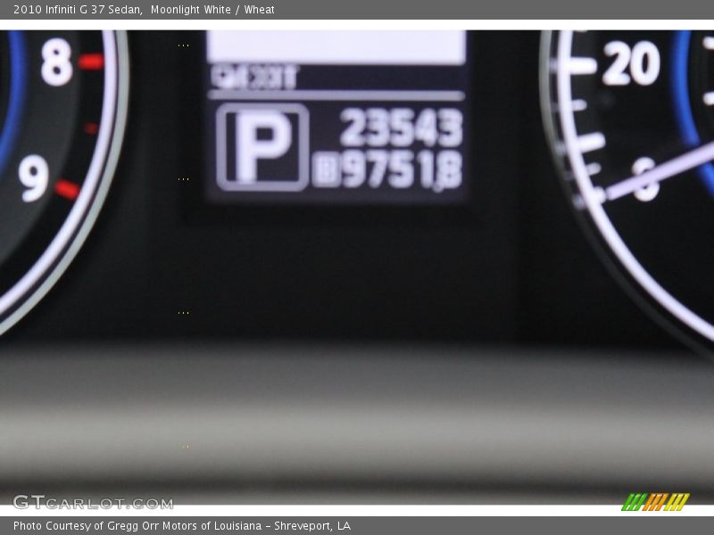 Moonlight White / Wheat 2010 Infiniti G 37 Sedan
