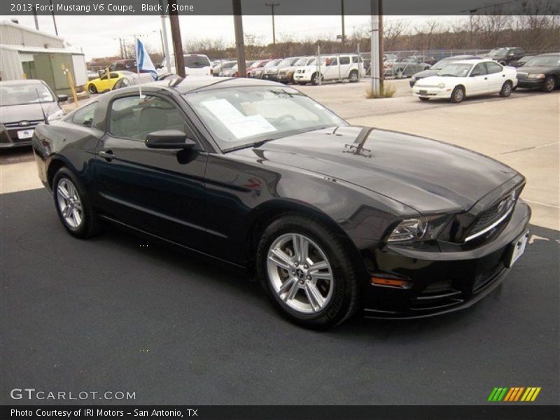 Black / Stone 2013 Ford Mustang V6 Coupe