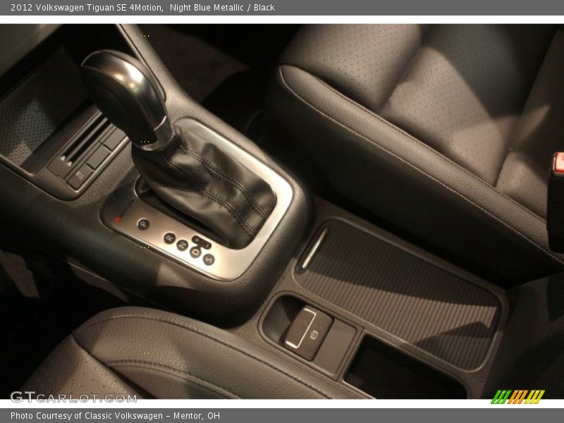 Night Blue Metallic / Black 2012 Volkswagen Tiguan SE 4Motion