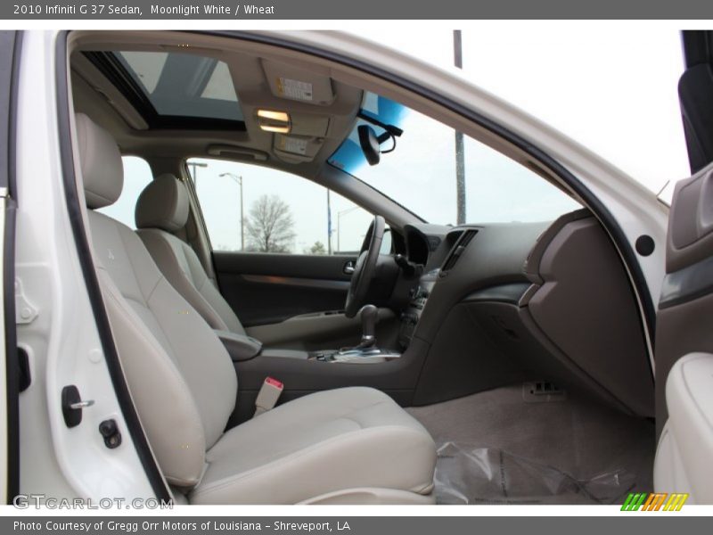 Moonlight White / Wheat 2010 Infiniti G 37 Sedan