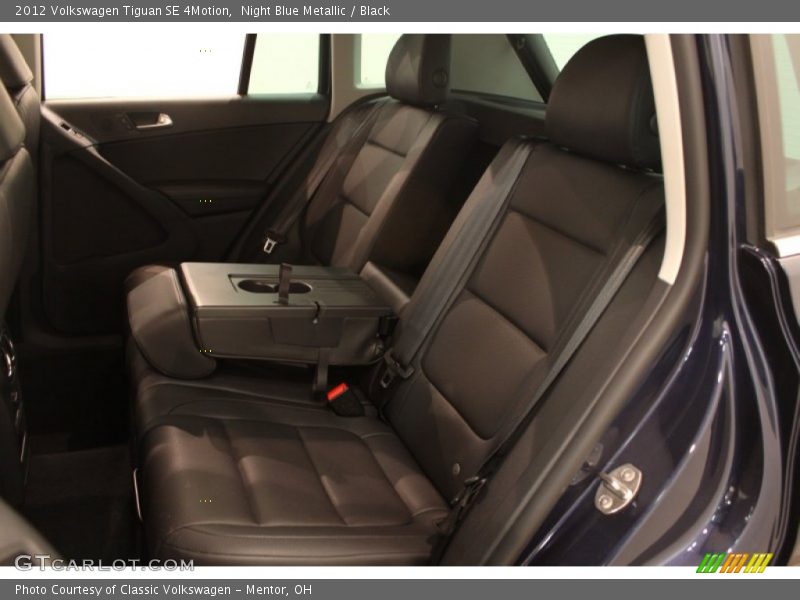 Night Blue Metallic / Black 2012 Volkswagen Tiguan SE 4Motion