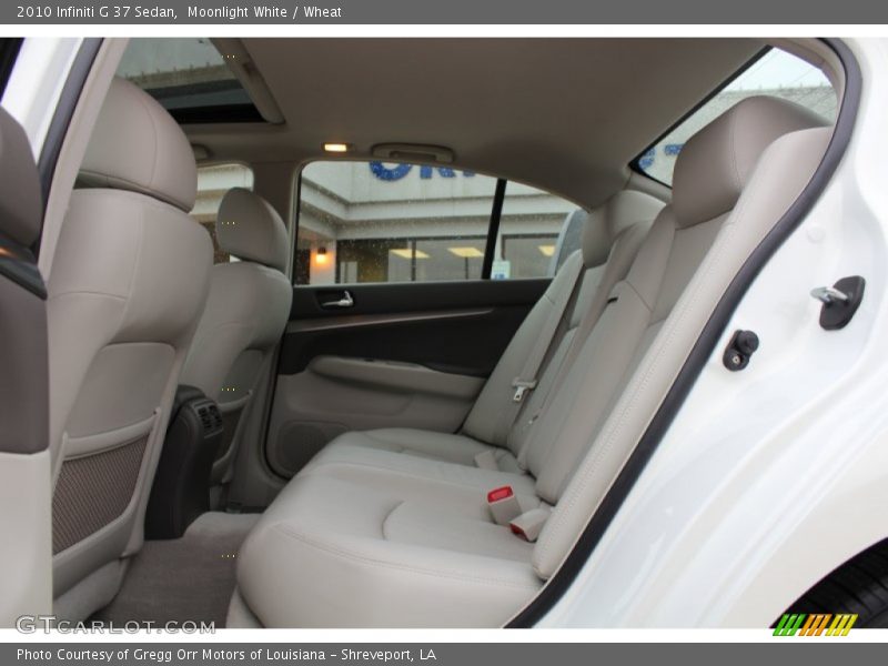 Moonlight White / Wheat 2010 Infiniti G 37 Sedan
