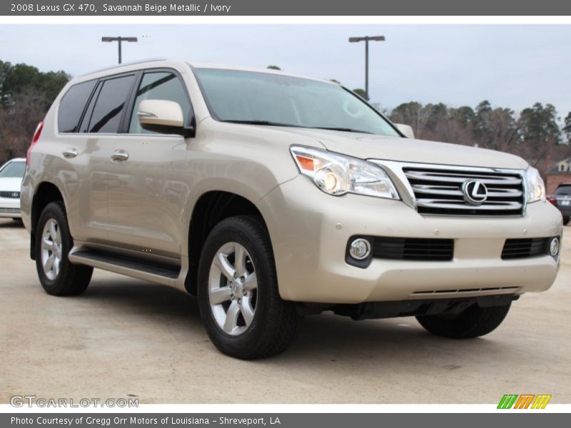 Savannah Beige Metallic / Ivory 2008 Lexus GX 470