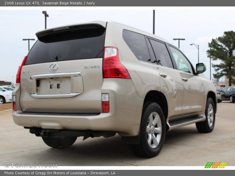 Savannah Beige Metallic / Ivory 2008 Lexus GX 470