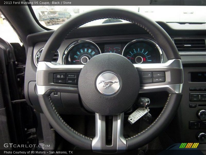 Black / Stone 2013 Ford Mustang V6 Coupe