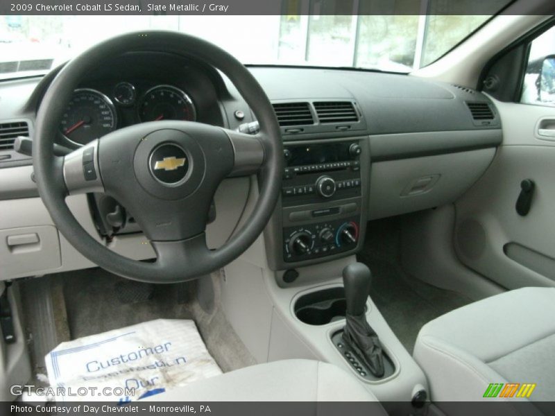 Gray Interior - 2009 Cobalt LS Sedan 
