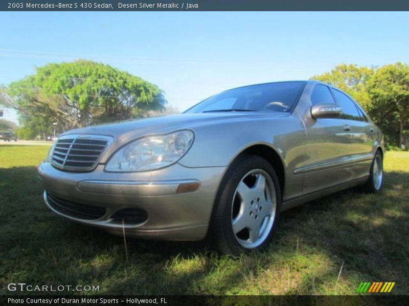 Desert Silver Metallic / Java 2003 Mercedes-Benz S 430 Sedan