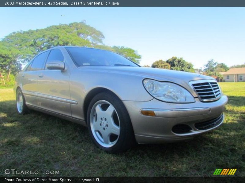 Desert Silver Metallic / Java 2003 Mercedes-Benz S 430 Sedan