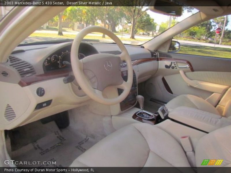 Desert Silver Metallic / Java 2003 Mercedes-Benz S 430 Sedan